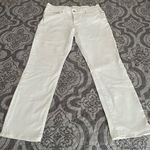 White Levi’s Classic Straight Leg Jeans